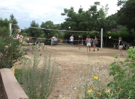Terrain de volley ball